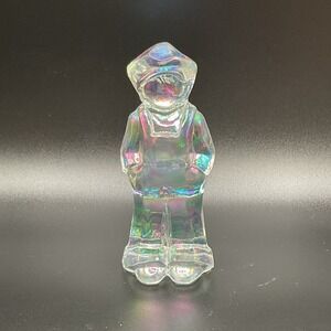 Mosser Glass Vi Hunter Josh Doll Figurine Open Edition Crystal Carnival